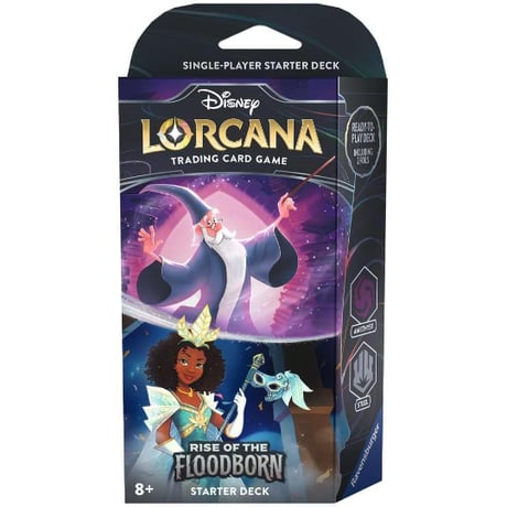 ディズニー LORCANA Rise of the Floodborn Starter Deck マーリン & ティアナ