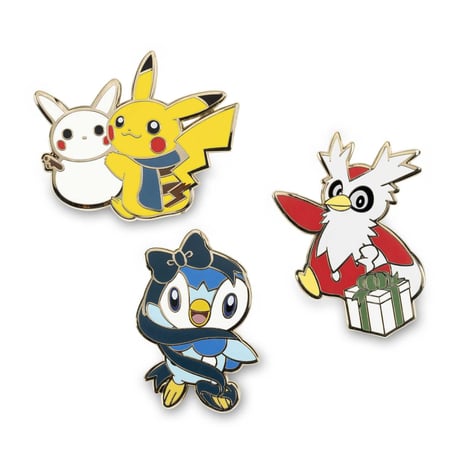 Pokémon Center Exclusive Holiday Joy Pin