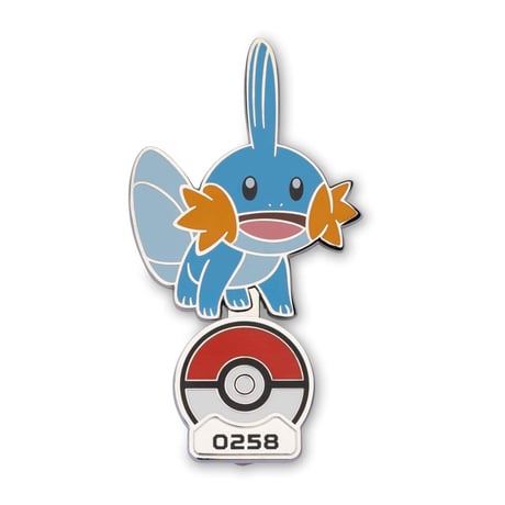 Pokemon Center Exclusive Mudkip Standing Pin