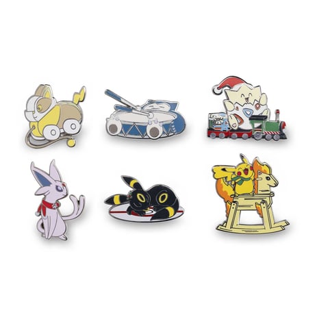 ポケモンセンター限定  Together for the Holidays ピン