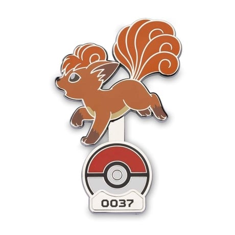 Pokémon Center Exclusive Vulpix Standing Pin