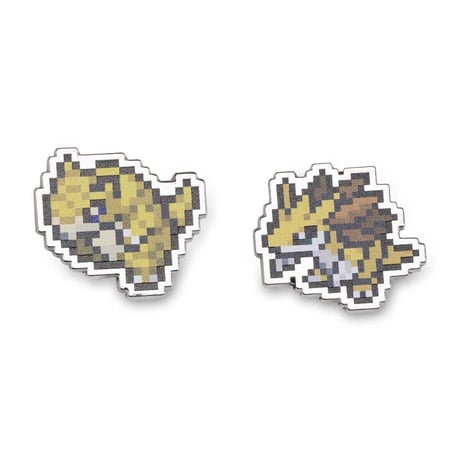 Pokémon Center Exclusive Sand and Sand Pan Pixel Pin