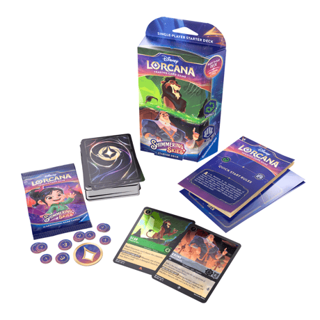 【箱潰れの場合がございます】ディズニー LORCANA Shimmering Skies Starter Deck 【2個セット】