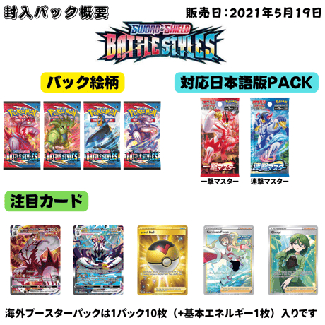 Pokemon Card Battle Styles Sleeved Booster Pack