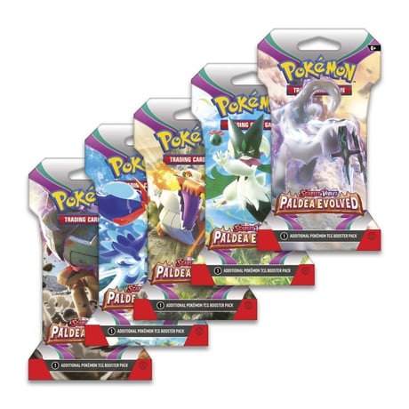 Pokemon Card Paldea Evolved Sleeved Booster Pack