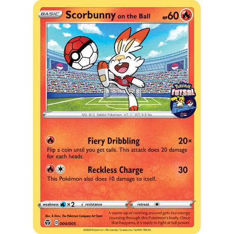 [Unopened Promo] Futsal Scorbunny with Overseas Exclusive Design