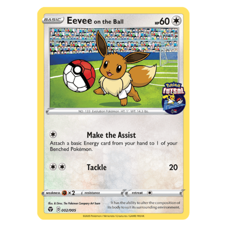 [Unopened Promo] Futsal Eevee, overseas exclusive design