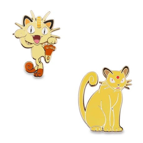 Pokemon Center Exclusive Meowth Persian Pin