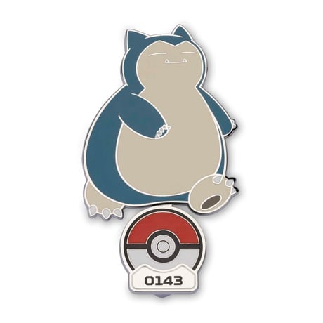 Pokemon Center Exclusive Snorlax Standing Pin