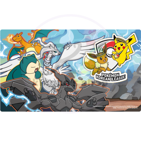 Korea Tournament Exclusive Pokemon 2018-2019 Korean League Final Playmat [With outer bag]