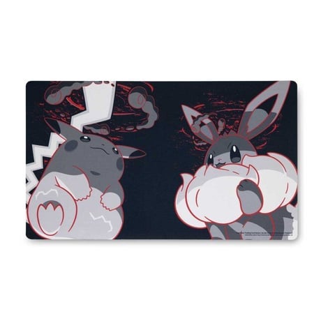 Pokemon Card Gigantamax Pikachu &amp; Gigantamax Eevee Playmat