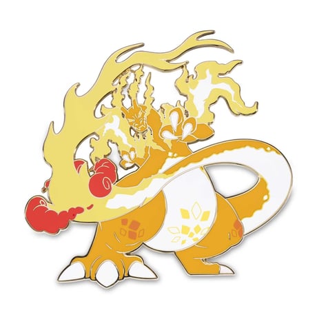 Pokemon Center Exclusive Gigantamax Charizard Big Size Pin