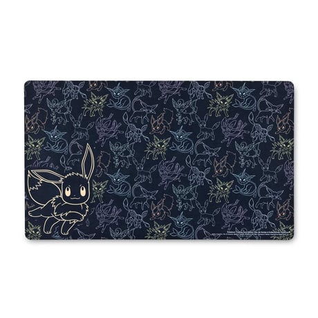 Pokemon Card Eevee and Evolution Playmat