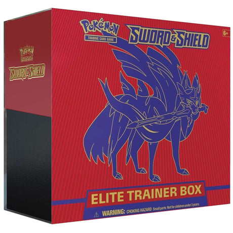 Pokemon Card Sword &amp; Shield Elite Trainer Box [Zacian]