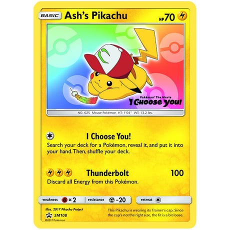 [Unopened Promo] Satoshi's Pikachu