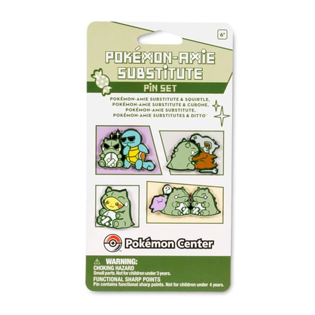 ポケモンセンター限定 Pokémon-Amie Substitute みがわりとポケモンたち ピン