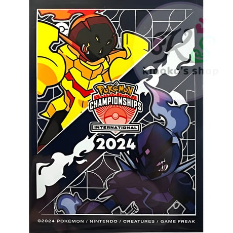 ポケモンカード 2024 Europe International Championships スリーブ (65枚) 【グレンアルマ & ソウブレイズ】