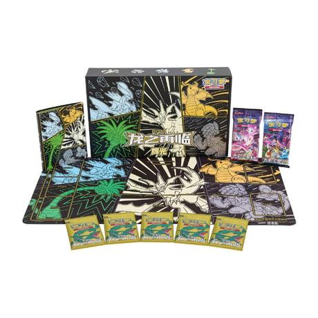 [Exterior may be damaged] Pokemon Card Chinese Simplified Edition Dragon Return Battle Set Gift Box [Ultra Necrozma]