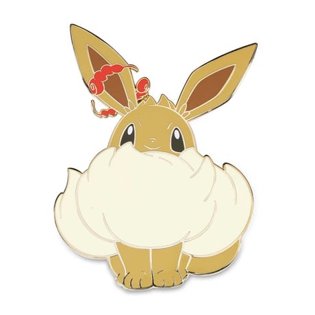 Pokemon Center Exclusive Gigantamax Eevee Big Size Pin