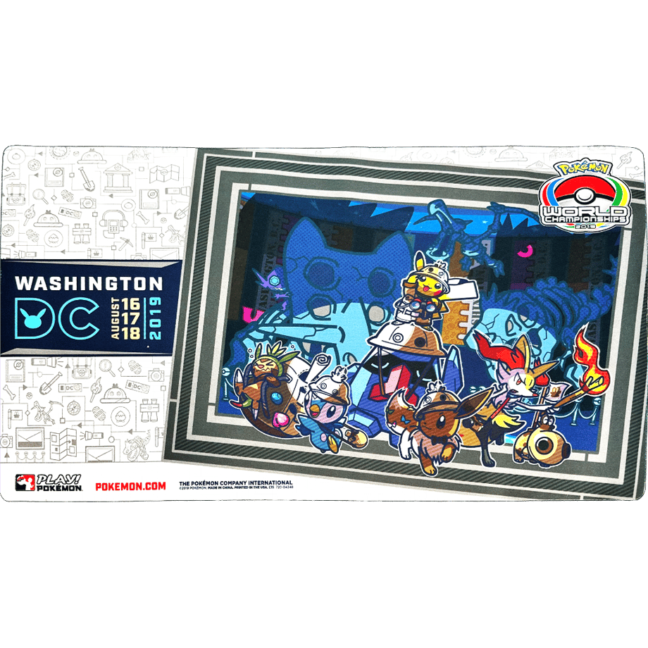 Pokémon Card 2019 World Championships Washington DC Playmat [with outer bag]