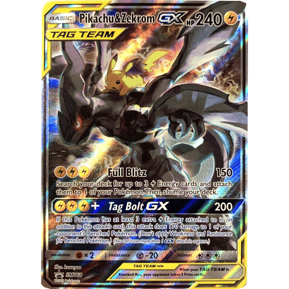 Pikachu &amp; Zekrom GX (SA) [SR] / Pikachu &amp; Zekrom GX - SM Promos (SM168)