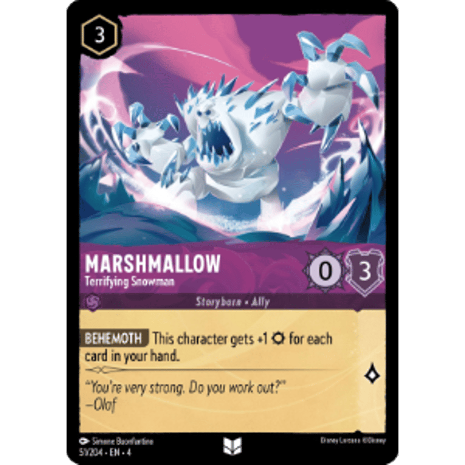 LORCANA Marshmallow (Terrifying Snowman) - 51/204-EN-4