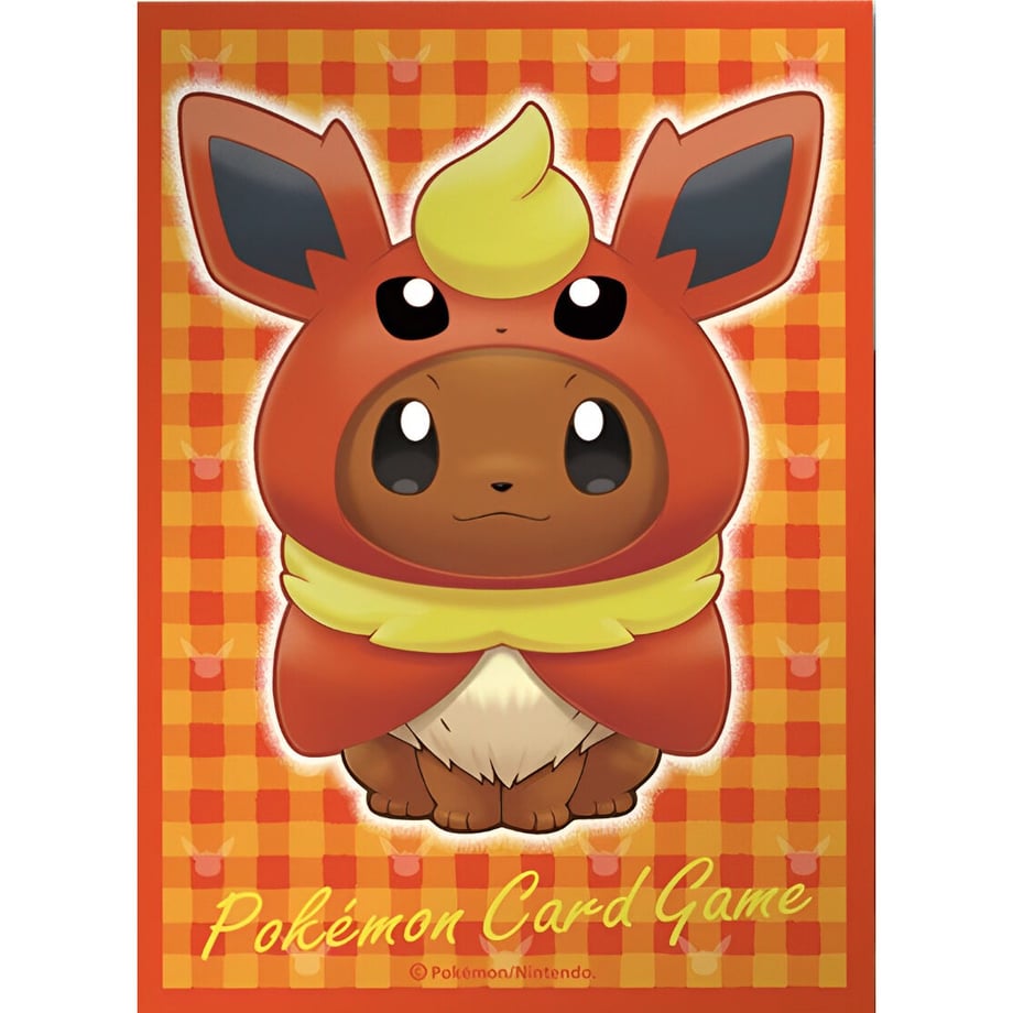 [Rose] Japanese Pokemon Center Exclusive Eevee Poncho Series Booster Sleeve (2017)