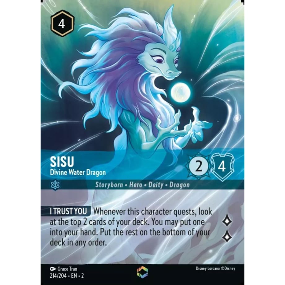 LORCANA Sisu (Divine Water Dragon) - 214/204-EN-2