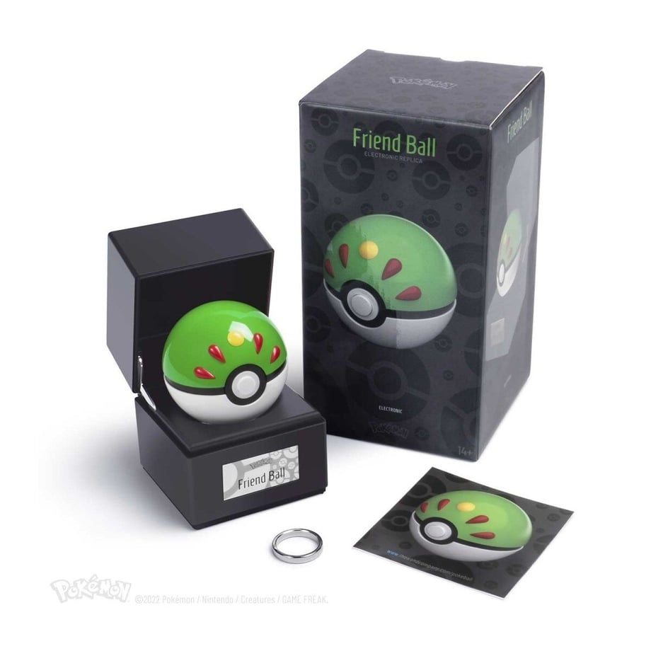 [Outer box may be crushed] Pokemon The Wand Company Diecast Friend Ball Replica