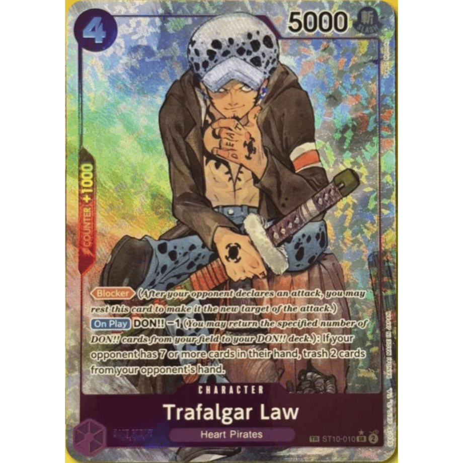 [English version] One Piece Card Trafalgar Law [Treasure Rare] / Trafalgar Law (English ST10-010)