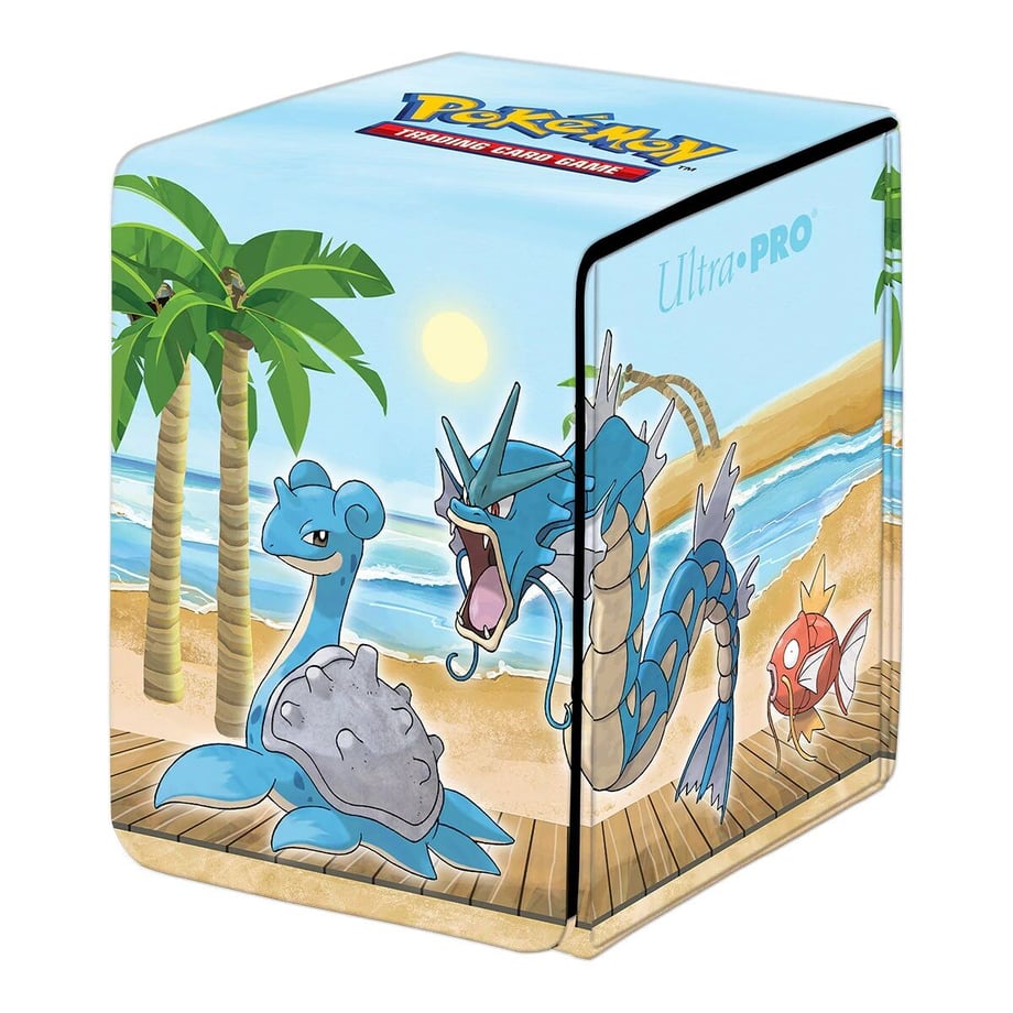 Pokemon Card Ultra Pro Flip Deck Case Gallery Series Seaside