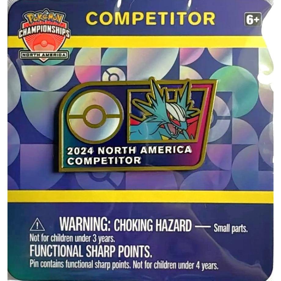 ポケモンカード 2024 North America International Championships 選手用ピン【トドロクツキ】