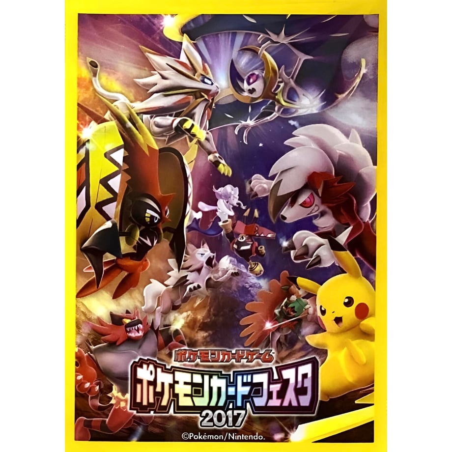 【バラ】 日版 大会限定 ポケモンカードフェスタ2017 スリーブ (2017)