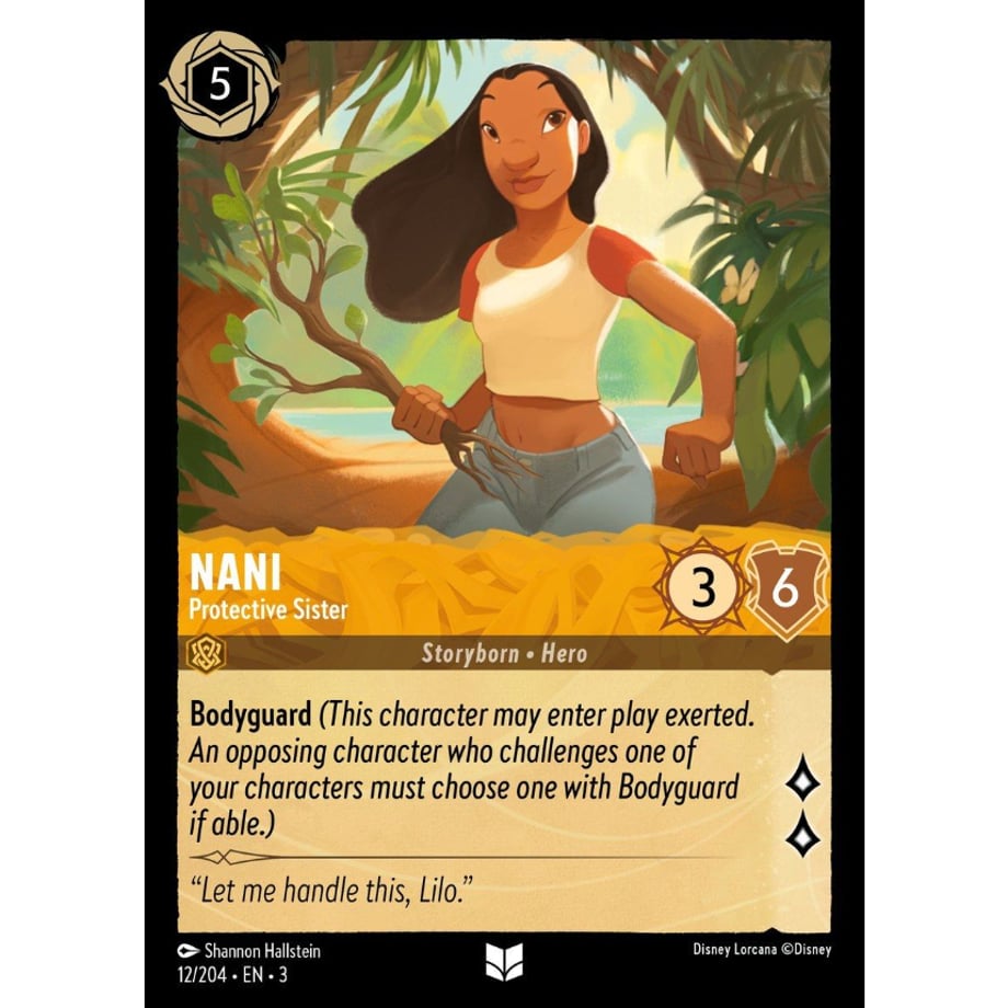 LORCANA Nani [Uncommon] / Nani (Protective Sister) - 12/204-EN-3