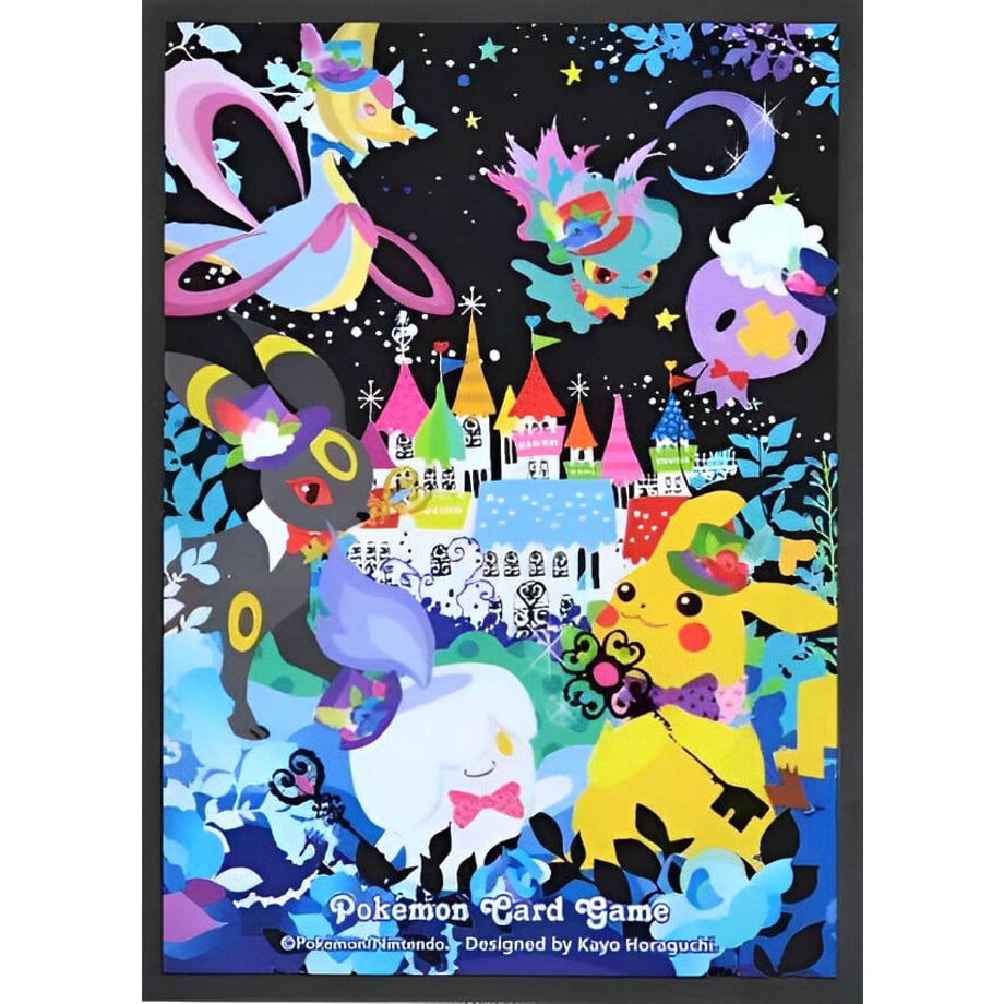 [Rose] Japanese version Pokemon Center exclusive Berry's forest, Ghost's castle sleeve (2019)