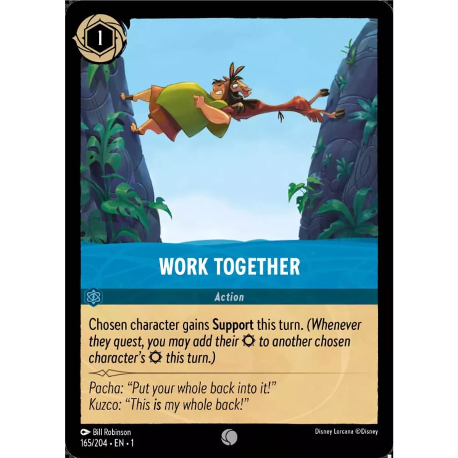 LORCANA Cooperation [Common] / Work Together - 165/204-EN-1