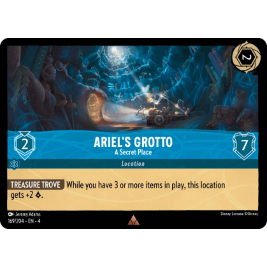 LORCANA Ariel's Grotto (A Secret Place) - 169/204-EN-4