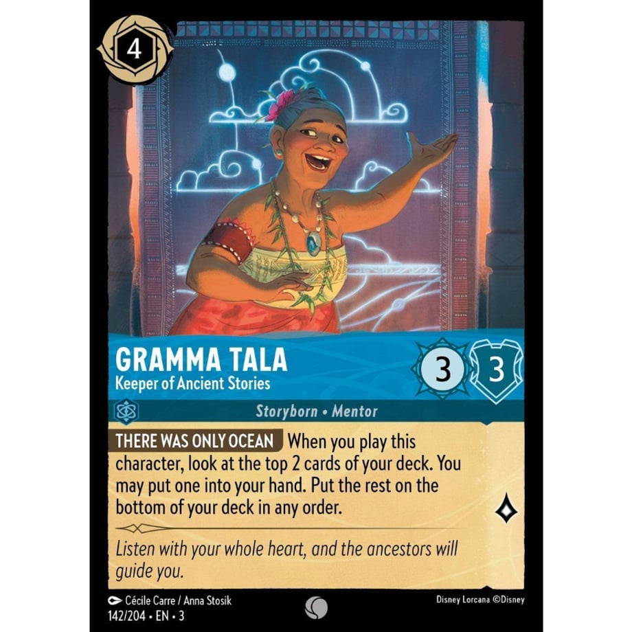 LORCANA Gramma Tala (Keeper of Ancient Stories) - 142/204-EN-3