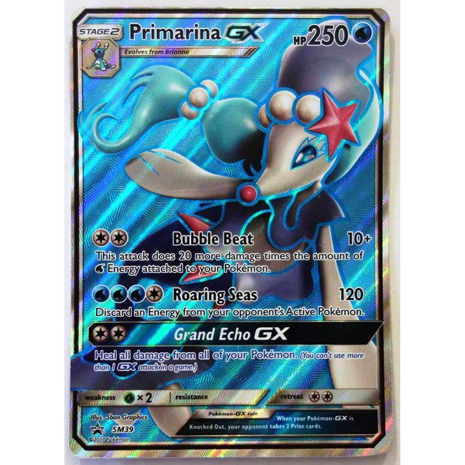 [Jumbo Card] Primarina GX SM39 [Extra Large Size (146mm x 203mm)]