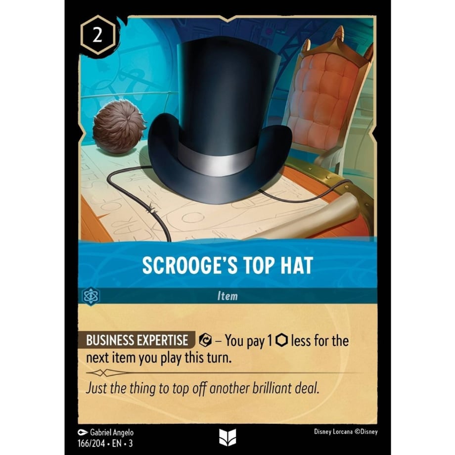 LORCANA Scrooge's Top Hat - 166/204-EN-3