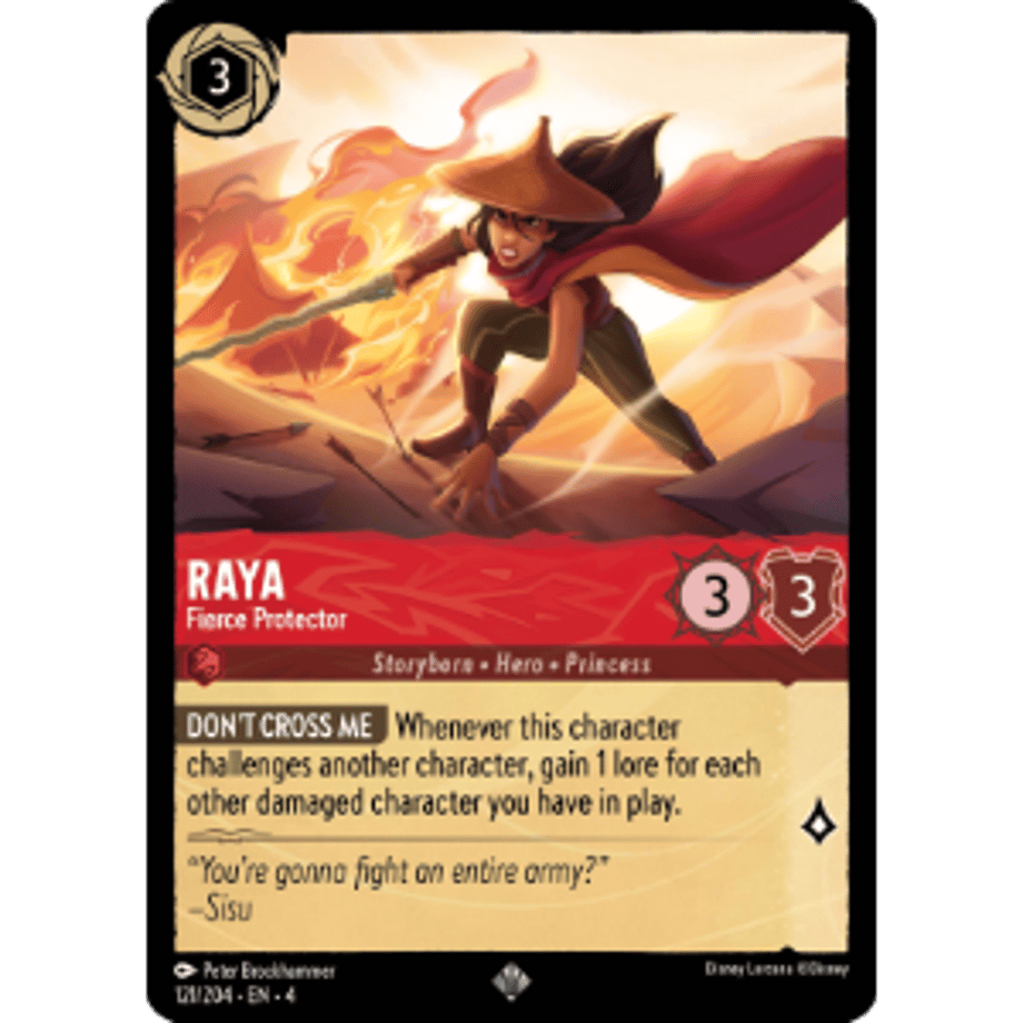 LORCANA Raya (Fierce Protector) - 121/204-EN-4