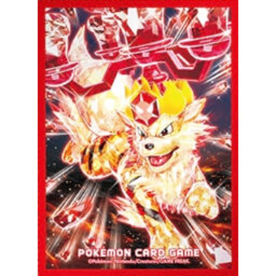 [Rose] Japanese Pokemon Center Exclusive Premium Gloss Fire Terra Star Windy Sleeve (2023)