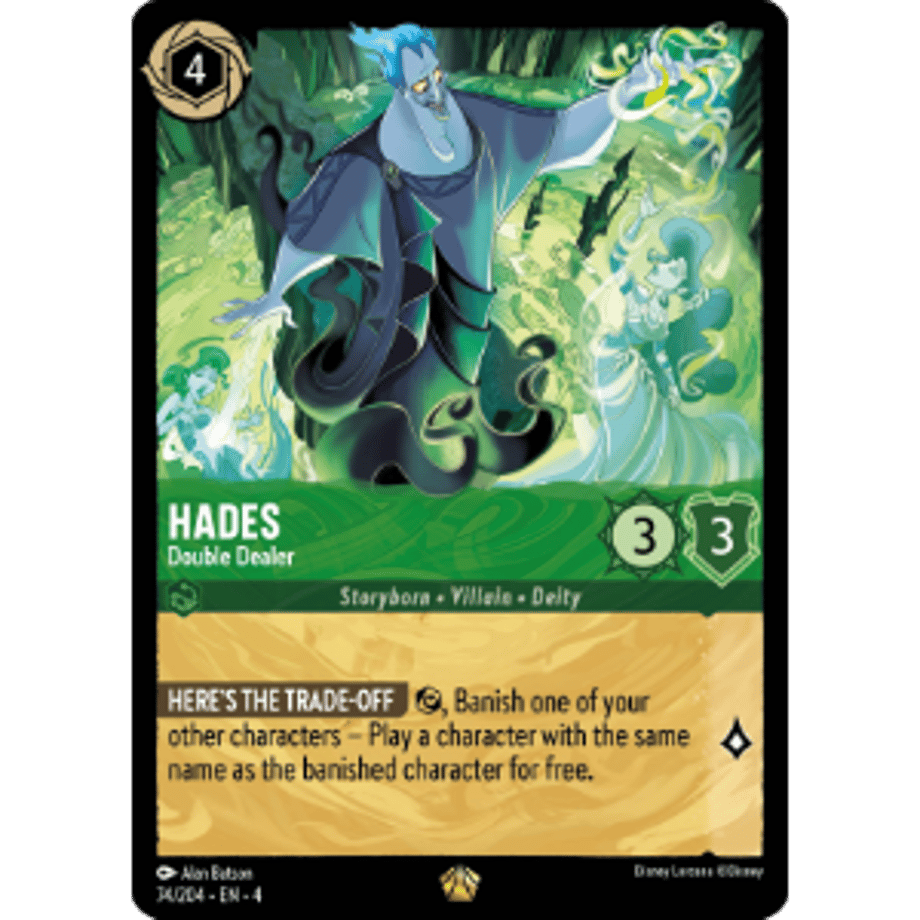 LORCANA Hades [Legendary] / Hades (Double Dealer) - 74/204-EN-4