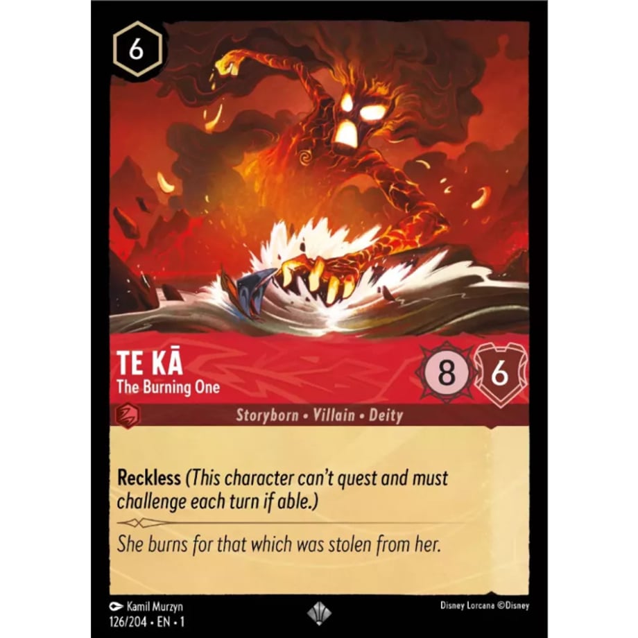 LORCANA Te Ka (The Burning One) - 126/204-EN-1