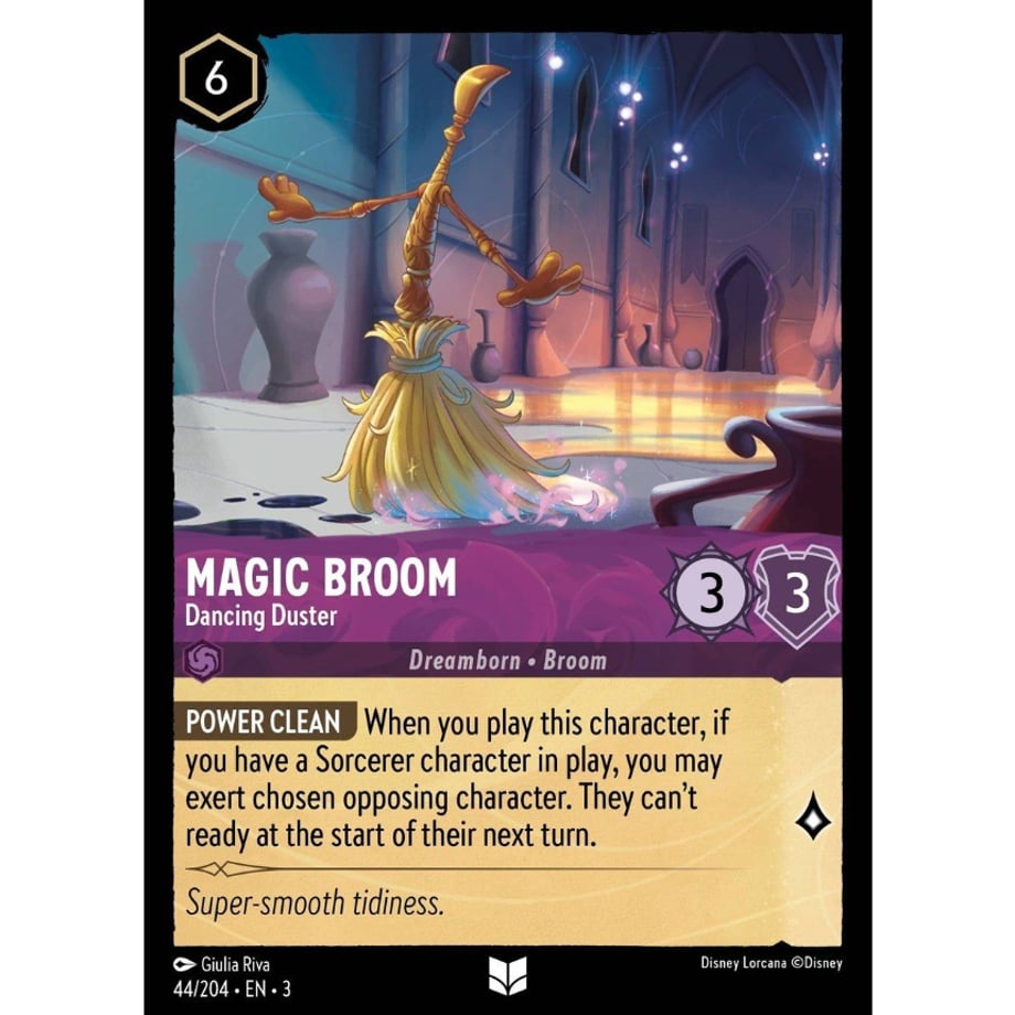 LORCANA Magic Broom (Dancing Duster) - 44/204-EN-3