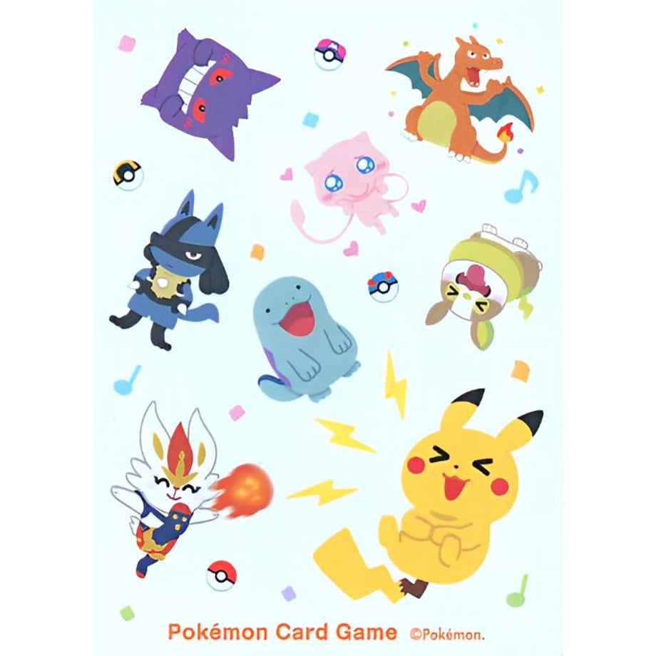 [Rose] Japanese version Pokemon Center exclusive Shiny Friends all-over pattern (2021)