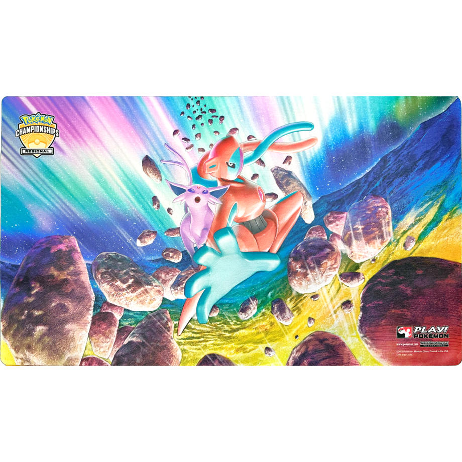 Pokemon Card 2019 Regional Championships Espeon &amp; Deoxys Playmat