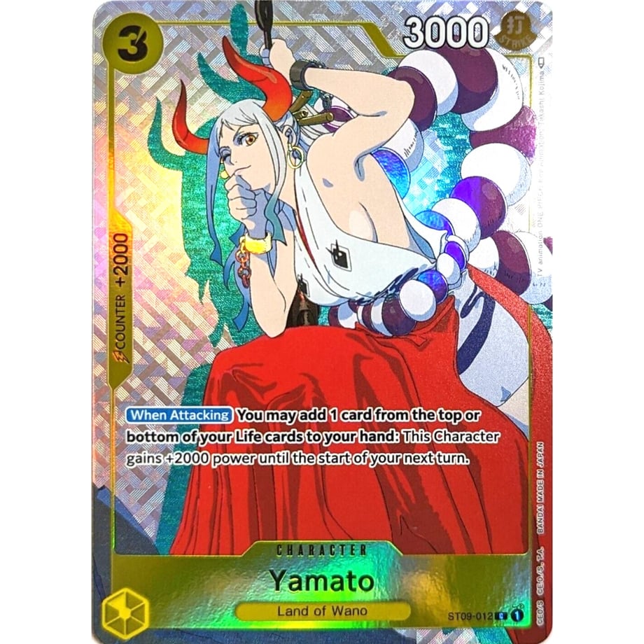 [English version] One Piece Card Overseas Limited Edition Yamato [Parallel] / Yamato (English ST09-012)