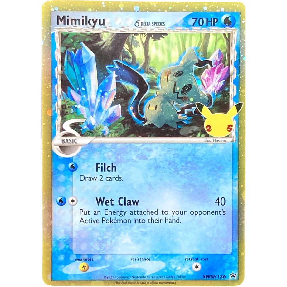 Mimikyu (Delta Species) - Sword &amp; Shield Promo Cards (SWSH136)