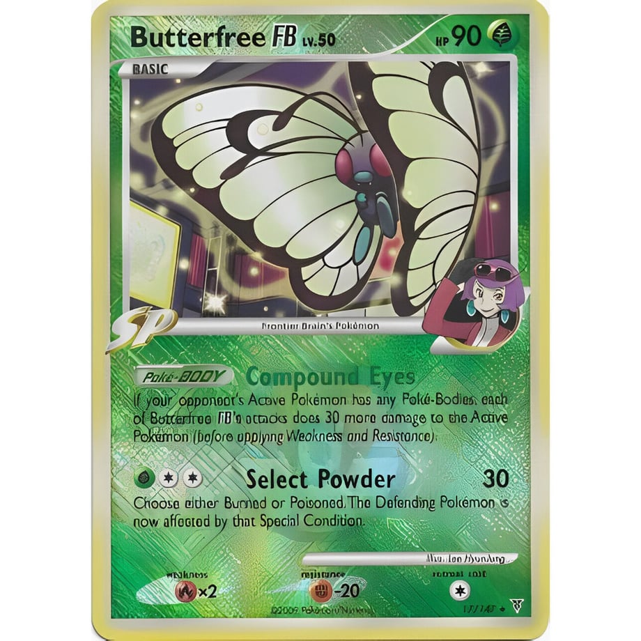 Butterfree FB (Frontier Brain) / Butterfree FB - League &amp; Championship Cards (17/147)